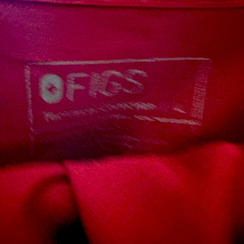 Figs matching scrub top and jogger bottoms